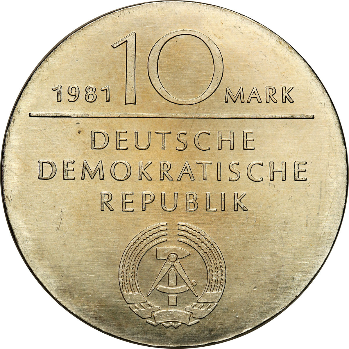 Niemcy, DDR. 10 marek 1981 Georg Wilhelm Friedrich